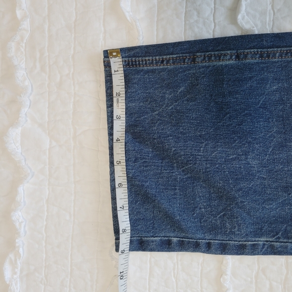 Old Navy Loose Fit Built-In Tough Denim Jeans 36x36 NWT Blue 100% Cotton - Picture 9 of 9